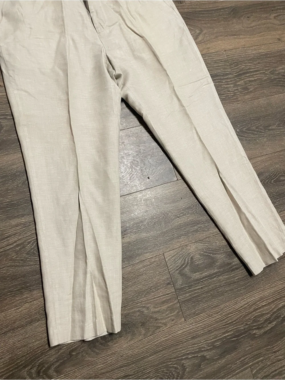 Perry Ellis linen Cotton blend pants dress bottoms men’s size 38 x 32 light
